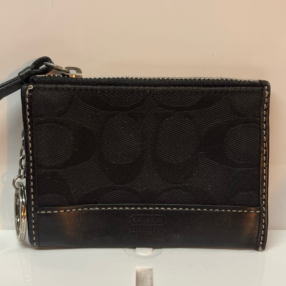 Coach Handbags - Coach Signature Mini Skinny ID holder/coin purse